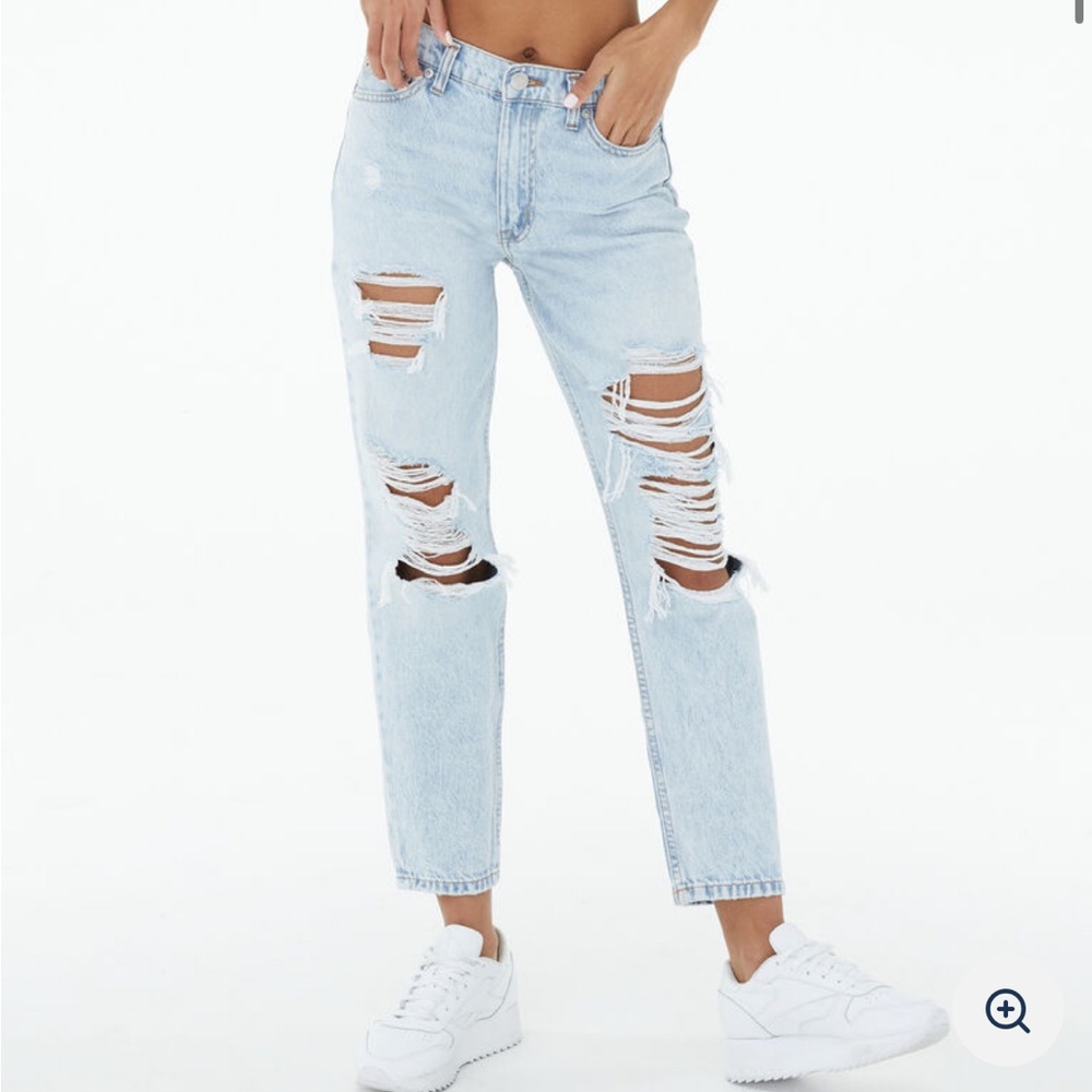 Aeropostale High Rise Mom Jeans